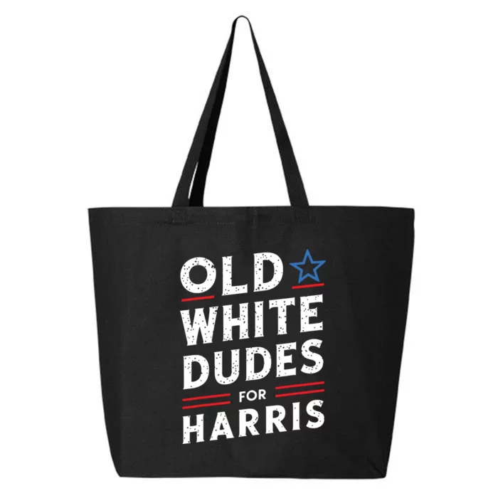 Old White Dudes For Harris Kamala 2024 25L Jumbo Tote