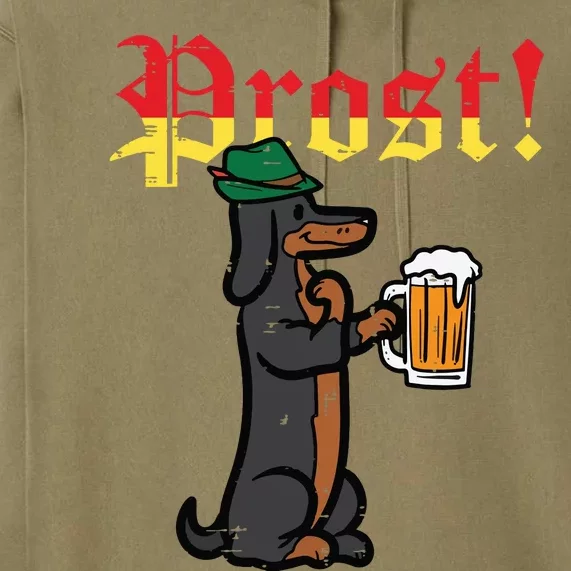 Oktoberfest Wiener Dog Prost German Costume Premium Hoodie