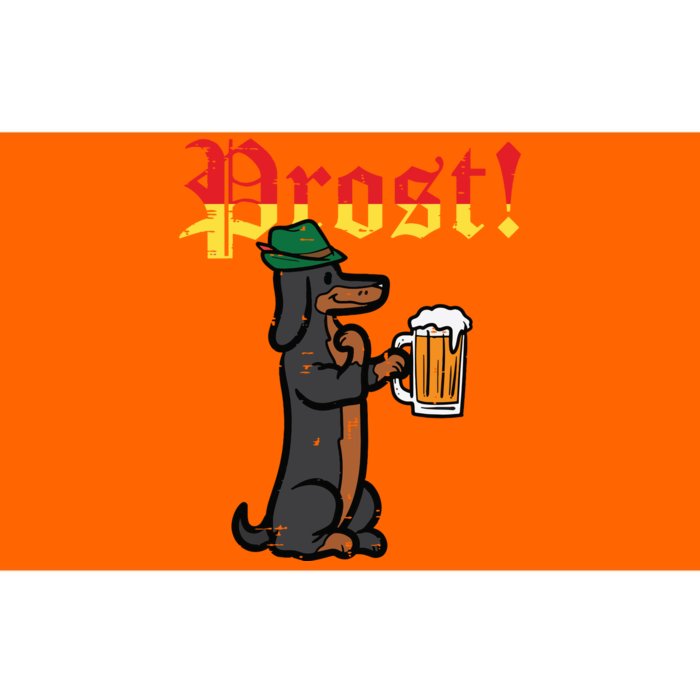 Oktoberfest Wiener Dog Prost German Costume Bumper Sticker