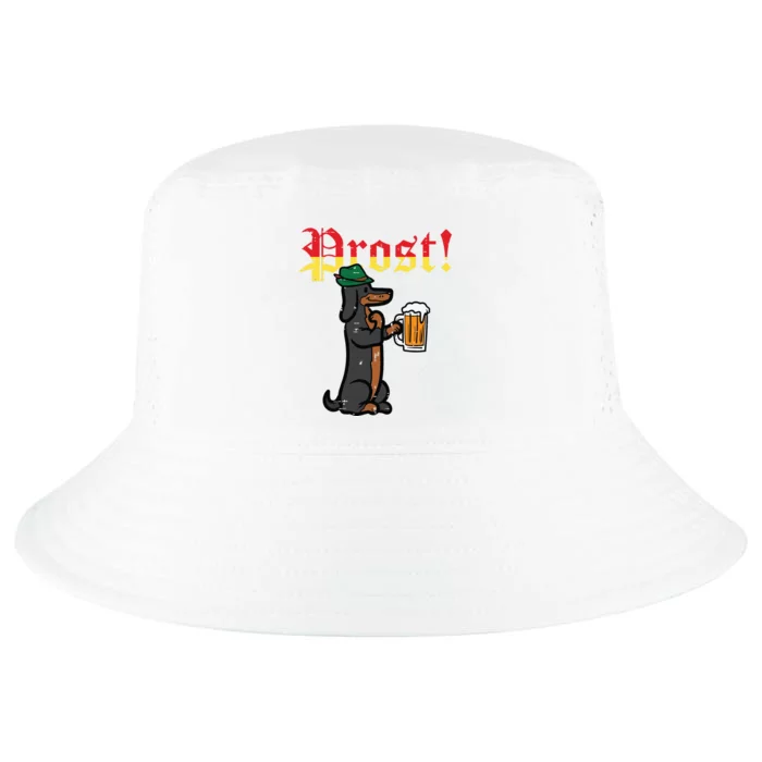 Oktoberfest Wiener Dog Prost German Costume Cool Comfort Performance Bucket Hat