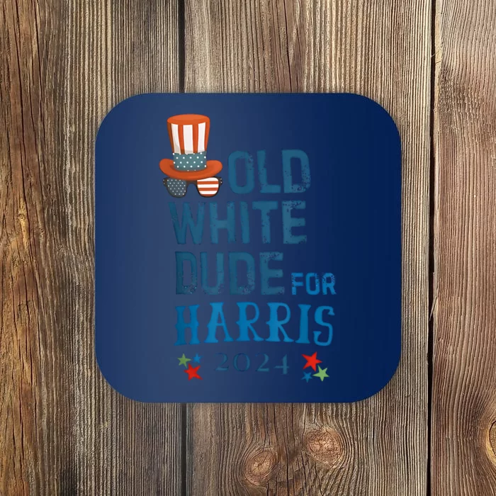 Old White Dude For Kamalaharris President 2024 Coaster