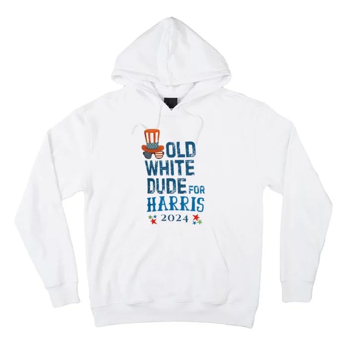 Old White Dude For Kamala Harris President 2024 Hoodie