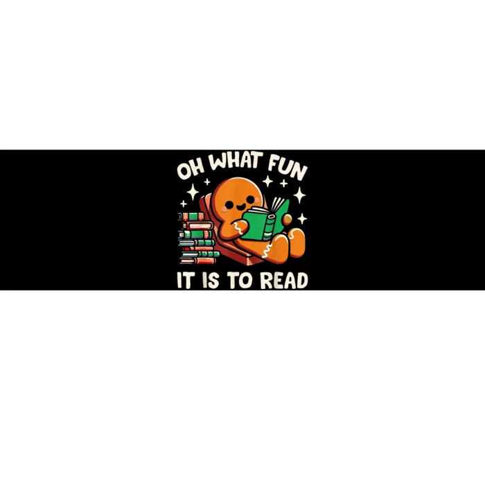 Oh What Fun It Is To Read Christmas Teacher Librarian Books Bumper Sticker