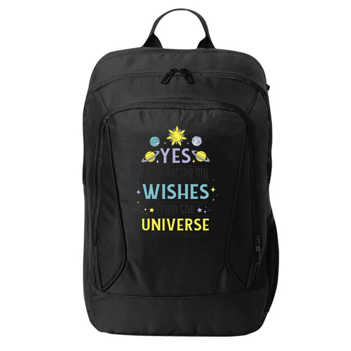 Ordering Wishes From The Universe City Backpack