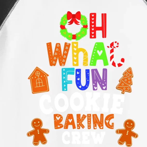 Oh What Fun For Cookie Baking Crew Family Christmas Matching Meaningful Gift Toddler Fine Jersey T-Shirt