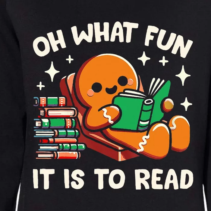 Oh What Fun It Is To Read Christmas Teacher Librarian Books Womens California Wash Sweatshirt