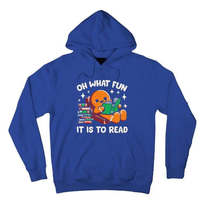 Oh What Fun It Is To Read Christmas Teacher Librarian Books Tall Hoodie