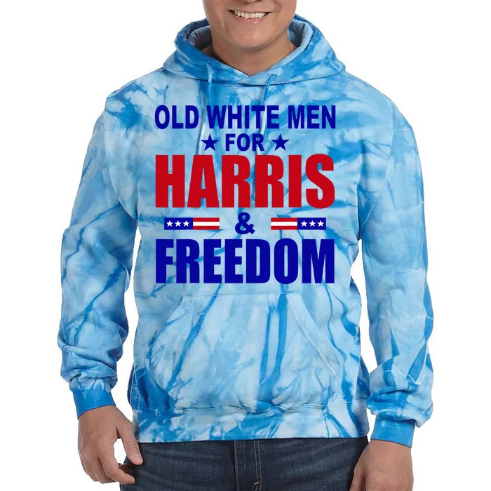 Old White For Harris And Freedom Tie Dye Hoodie