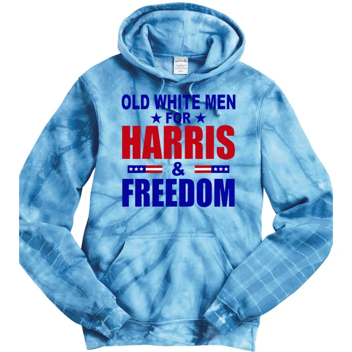 Old White For Harris And Freedom Tie Dye Hoodie