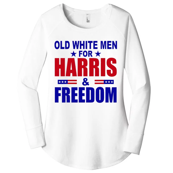 Old White For Harris And Freedom Women's Perfect Tri Tunic Long Sleeve Shirt