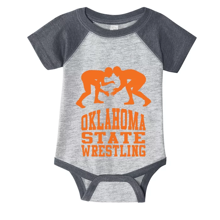 Oklahoma Wrestling Funny Infant Baby Jersey Bodysuit