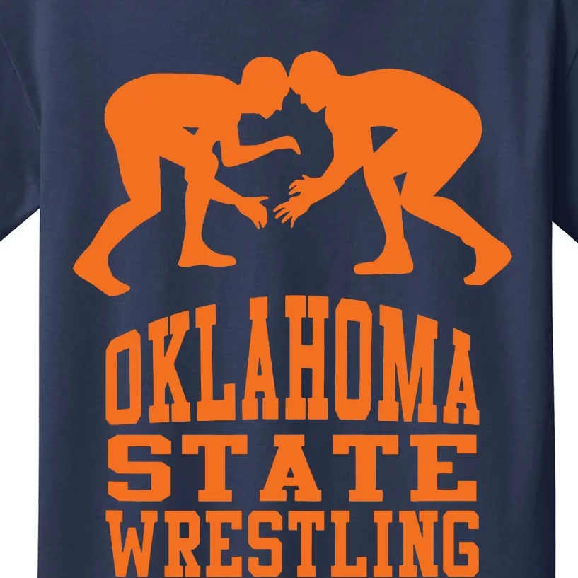 Oklahoma Wrestling Funny Kids T-Shirt