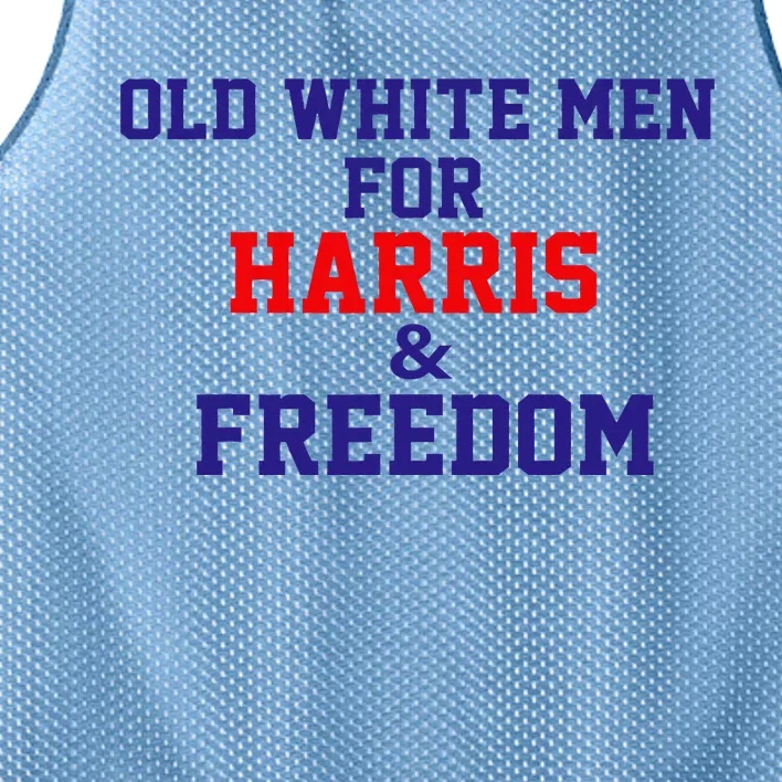 Old White For Harris And Freedom Election Mesh Reversible Basketball Jersey Tank