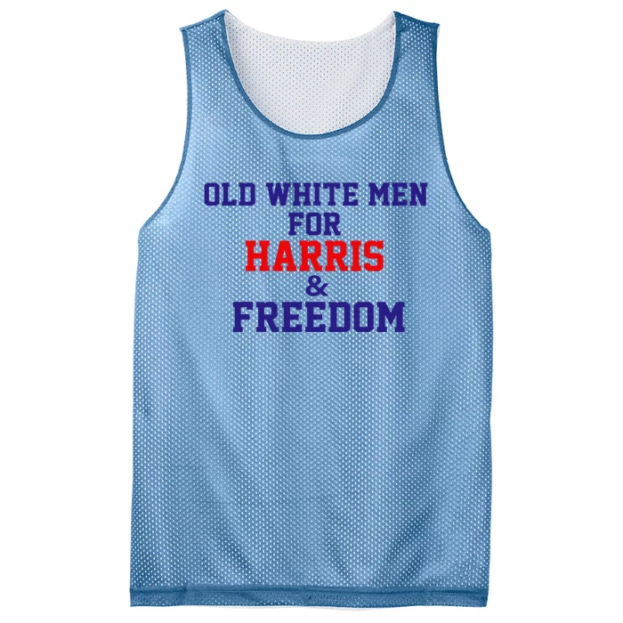 Old White For Harris And Freedom Election Mesh Reversible Basketball Jersey Tank