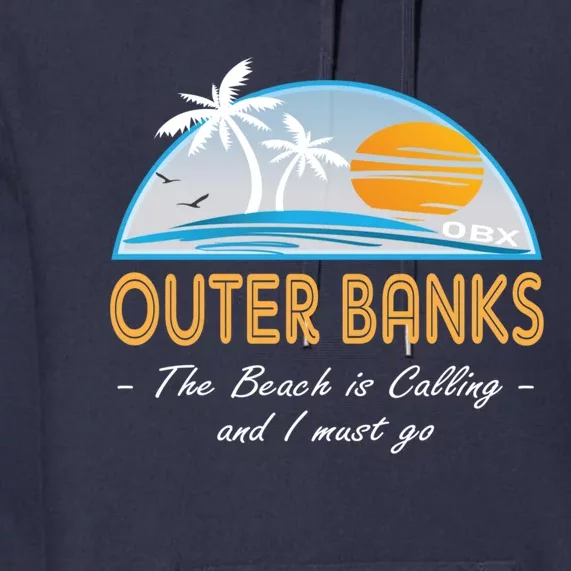 OBX With Funny Slogan for The Outer Banks Premium Hoodie