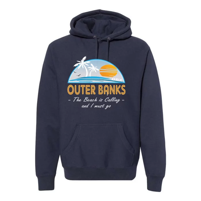 OBX With Funny Slogan for The Outer Banks Premium Hoodie