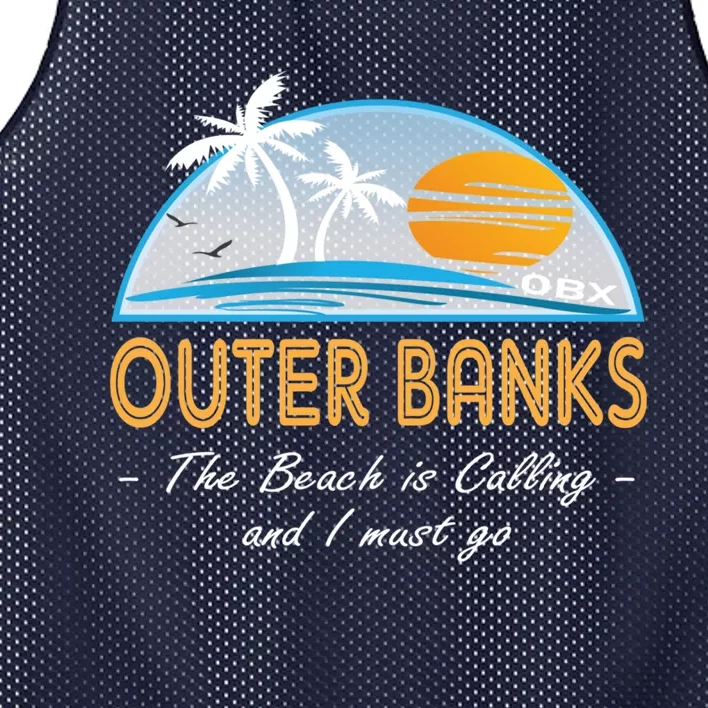 OBX With Funny Slogan for The Outer Banks Mesh Reversible Basketball Jersey Tank