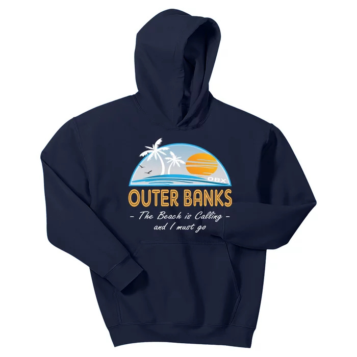 OBX With Funny Slogan for The Outer Banks Kids Hoodie