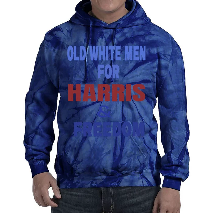 Old White For Harris And Freedom Tie Dye Hoodie