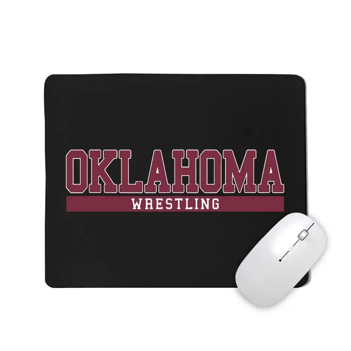 Oklahoma Wrestling Funny Mousepad