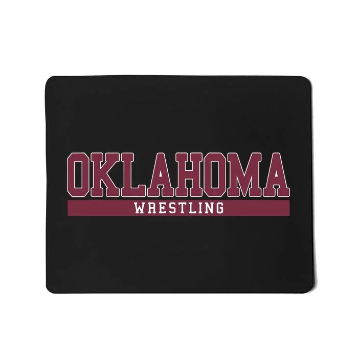 Oklahoma Wrestling Funny Mousepad