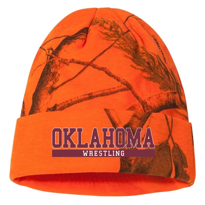 Oklahoma Wrestling Funny Kati - 12in Camo Beanie