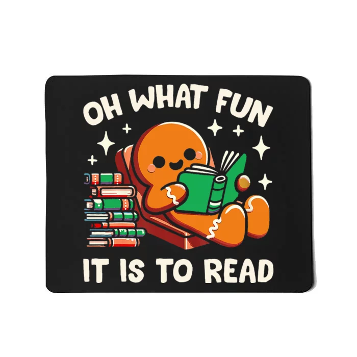 Oh What Fun It Is To Read Christmas Teacher Librarian Books Mousepad