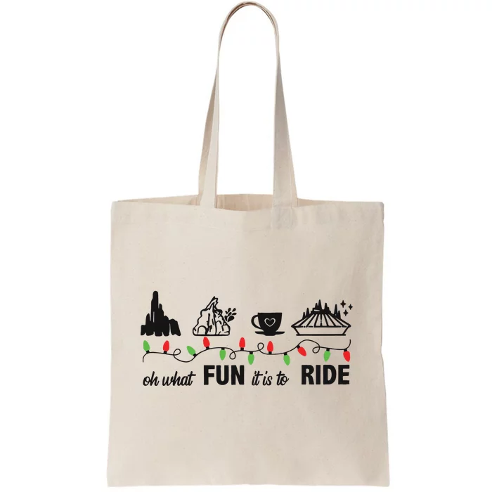 Oh What Fun It Is To Ride Christmas Tote Bag