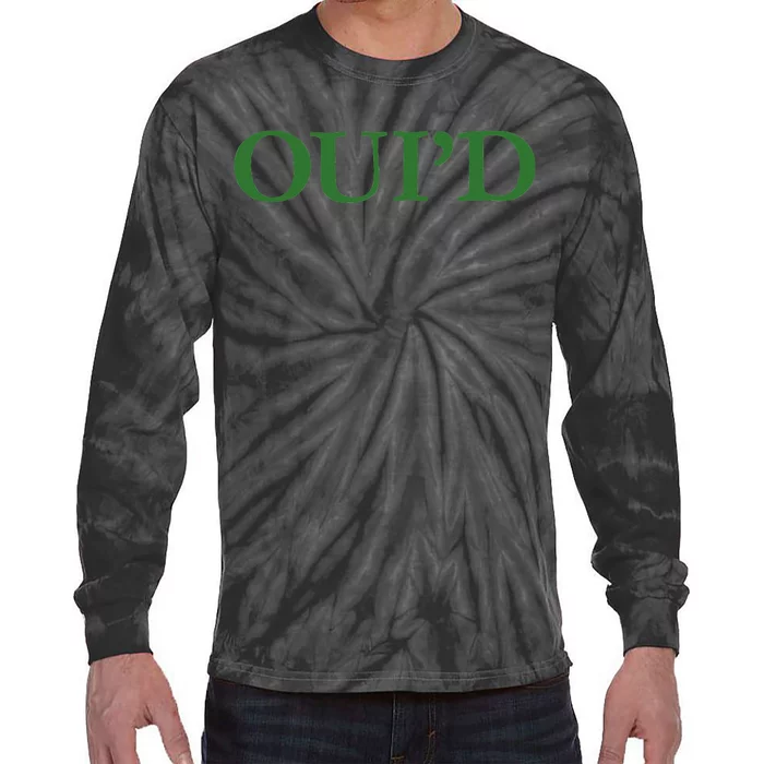 OuiD WeD Funny Cannabis Tie-Dye Long Sleeve Shirt