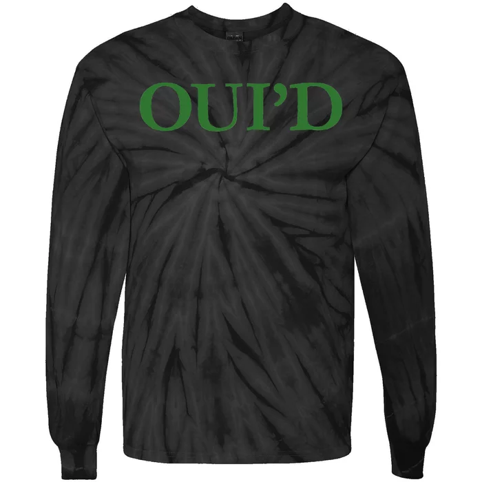 OuiD WeD Funny Cannabis Tie-Dye Long Sleeve Shirt