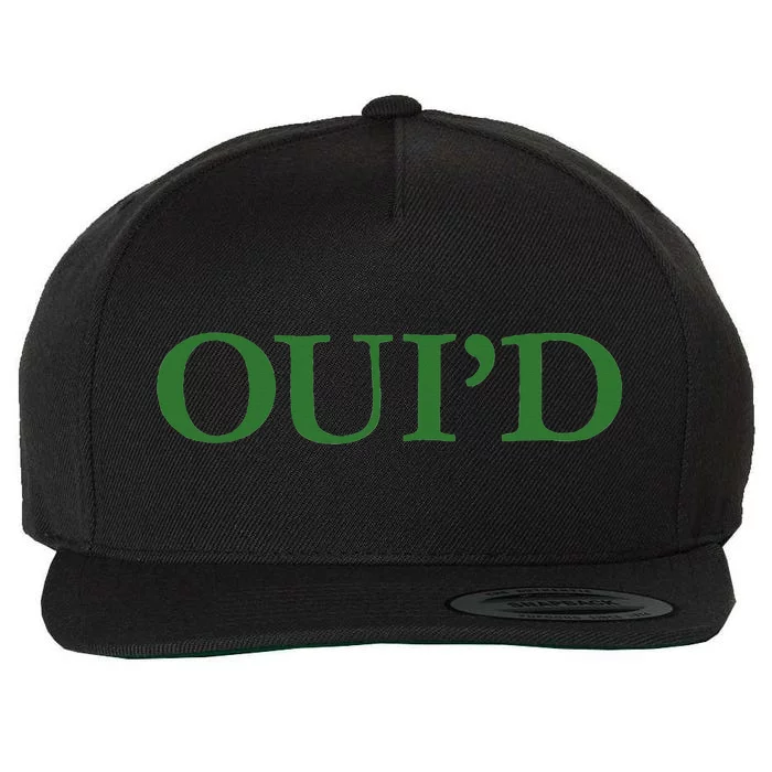 OuiD WeD Funny Cannabis Wool Snapback Cap