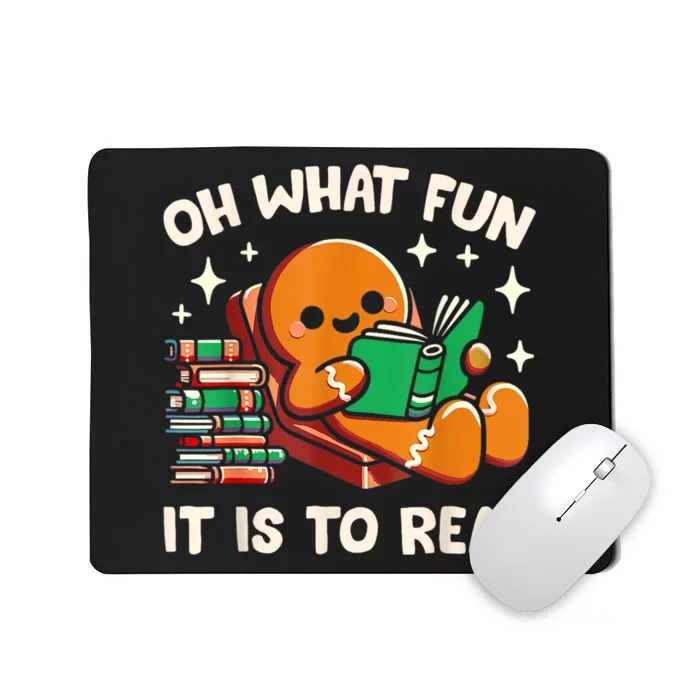 Oh What Fun It Is To Read Christmas Teacher Librarian Books Mousepad