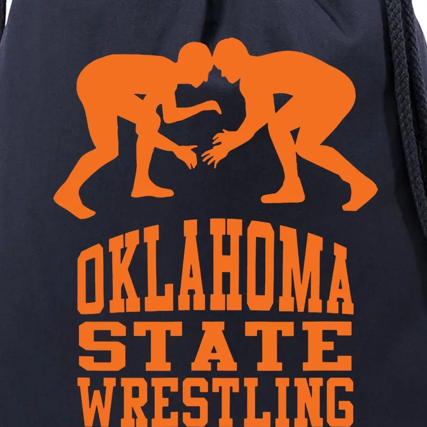 Oklahoma Wrestling Gift Drawstring Bag