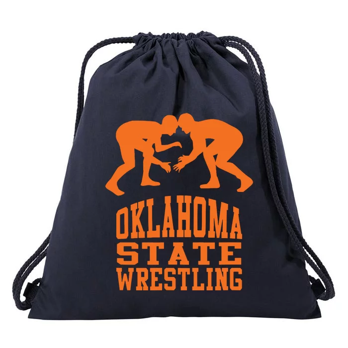 Oklahoma Wrestling Gift Drawstring Bag