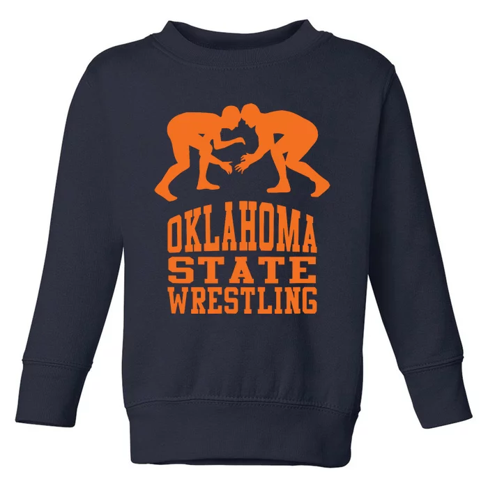 Oklahoma Wrestling Gift Toddler Sweatshirt