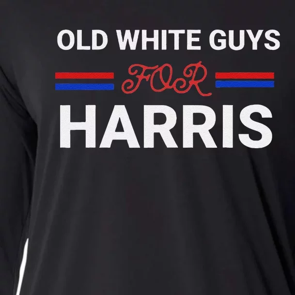 Old White Guys For Harris Kamala Cooling Performance Long Sleeve Crew