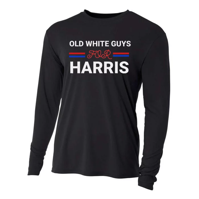 Old White Guys For Harris Kamala Cooling Performance Long Sleeve Crew