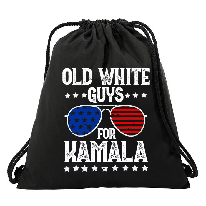 Old White Guys For Kamala Harris Vote 2024 Potus Drawstring Bag