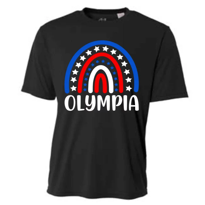 Olympia Washington Gift I Love Olympia Usa Gift Cooling Performance Crew T-Shirt