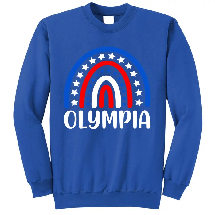 Olympia Washington Gift I Love Olympia Usa Gift Tall Sweatshirt