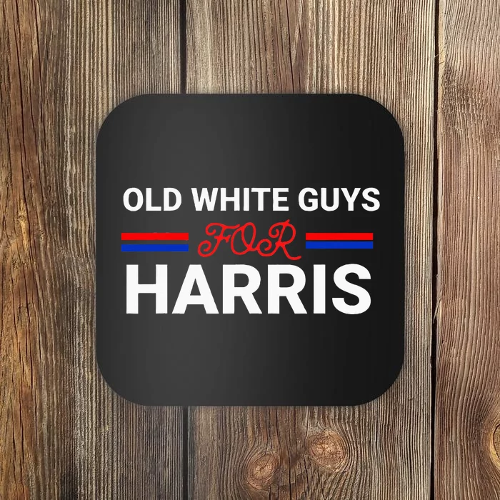 Old White Guys For Harris Kamala Coaster