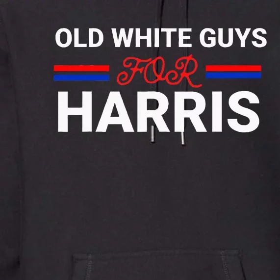 Old White Guys For Harris Kamala Premium Hoodie