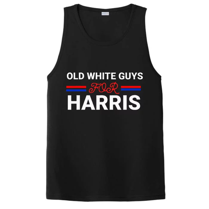 Old White Guys For Harris Kamala Performance Tank