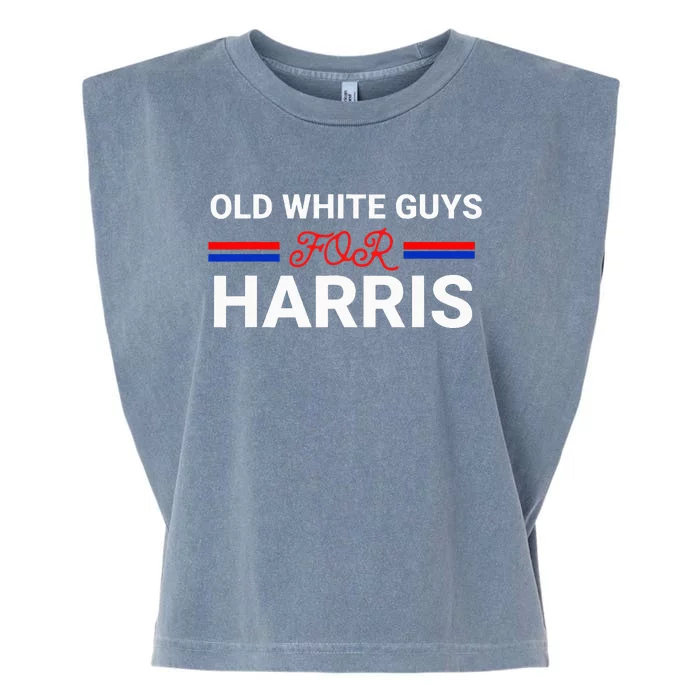 Old White Guys For Harris Kamala Garment-Dyed Women's Muscle Tee