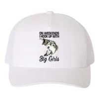 On Weekends I Hook Up with Big Girls Who Swallow Yupoong adult 5-Panel Trucker Hat