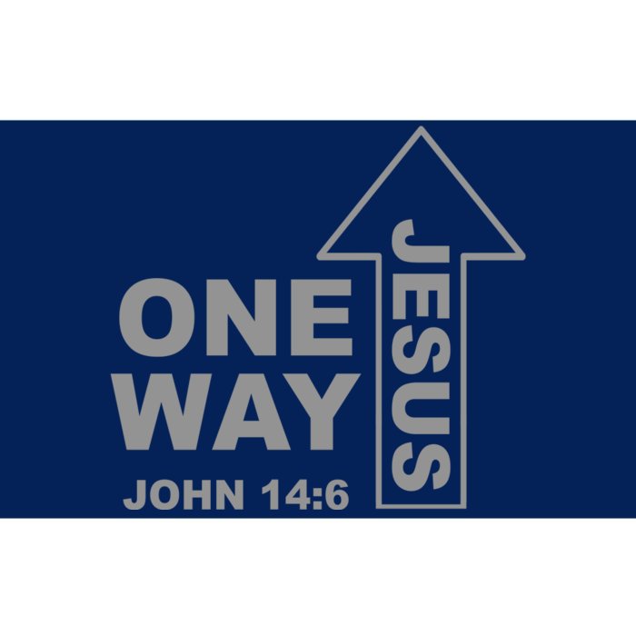 One Way Jesus Christian Bumper Sticker