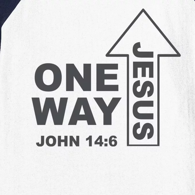 One Way Jesus Christian Baseball Sleeve Shirt