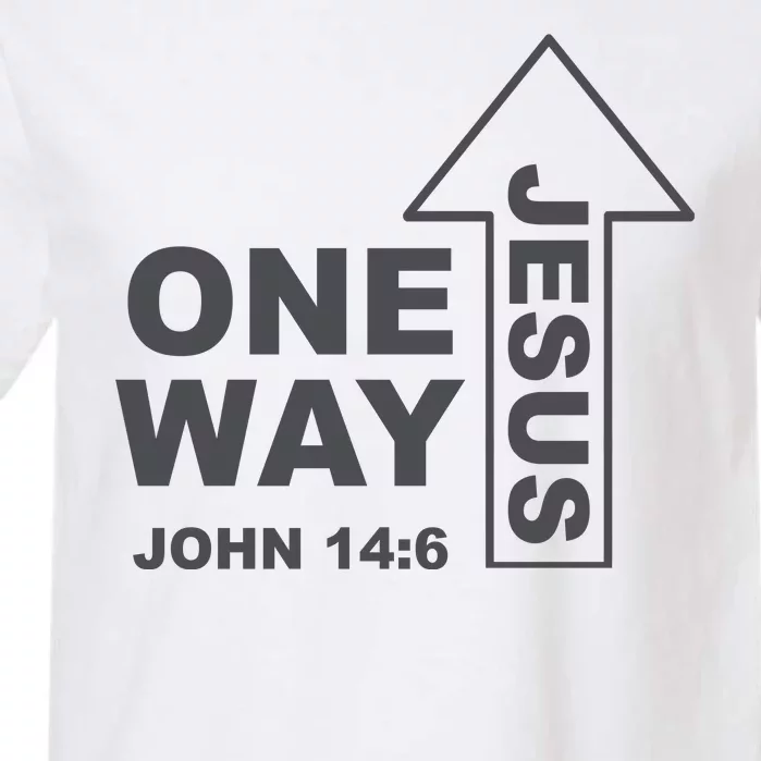 One Way Jesus Christian Garment-Dyed Heavyweight T-Shirt