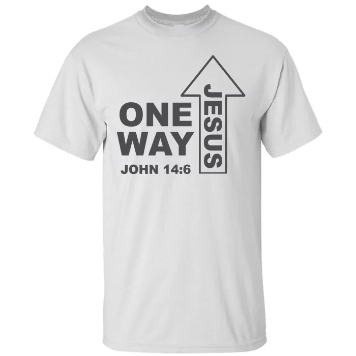 One Way Jesus Christian Tall T-Shirt