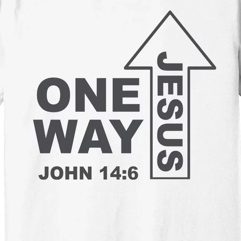 One Way Jesus Christian Premium T-Shirt